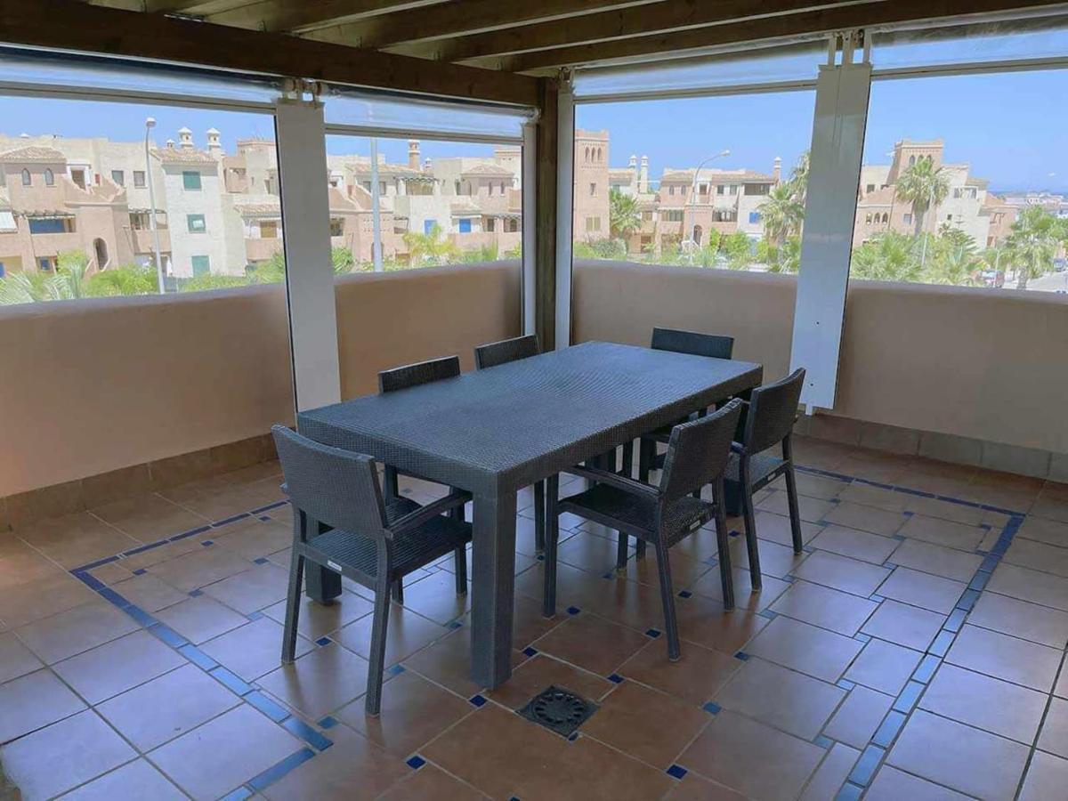 Atico - 3 Dormitorios - Urbanizacion Verazul En Vera Playa - Wifi Fibra 300Mb Perfecto Para Teletrabajo Kültér fotó